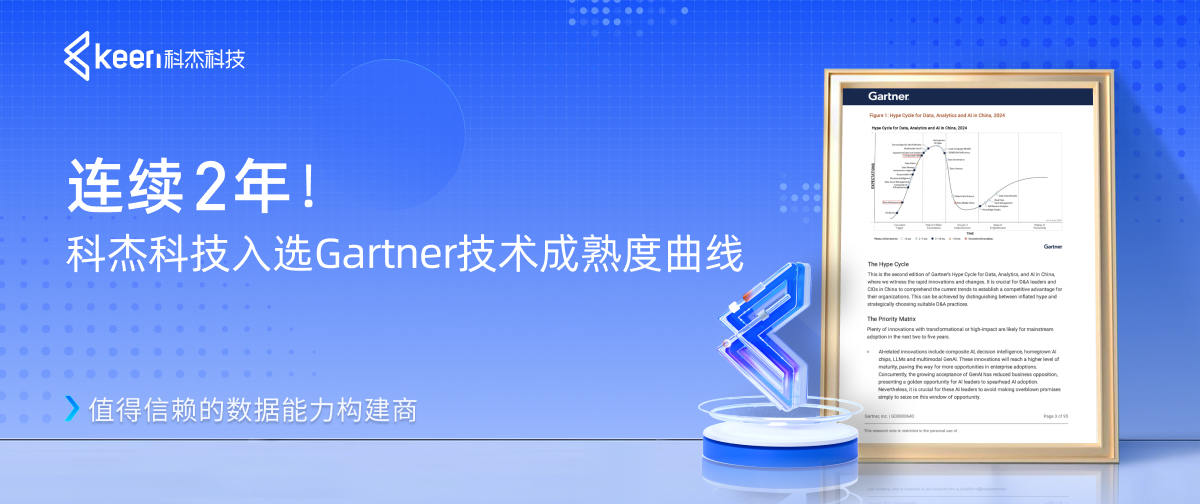 连续2年！科杰科技入选Gartner技术成熟度曲线